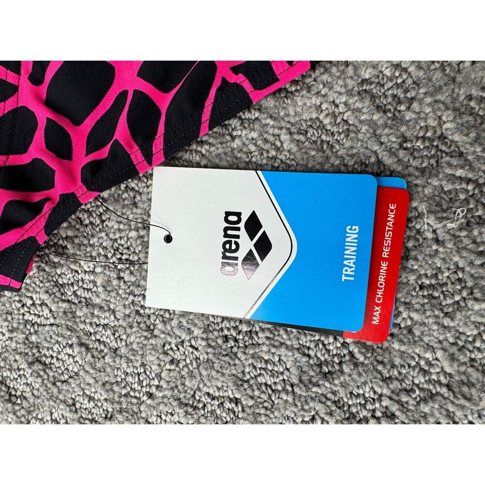 Arena‎ Women's Blacsk Fresia Rose Carbonics Swimsuit Bottoms Size 32 NEW - Picture 3 of 5